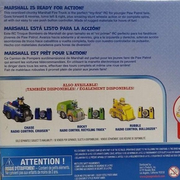 Paw Patrol Full Function RC Marshall Remote Control Toy set🆕Ships Fast💨⚡🚚 - Picture 7 of 9